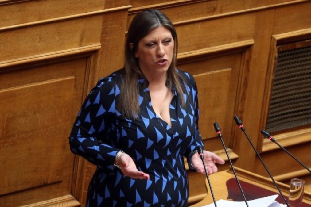 Ζ. Κωνσταντοπούλου: Ο κ. Μητσοτάκης σέρνει τη χώρα μας στο άρμα των επιθετικών πολέμων