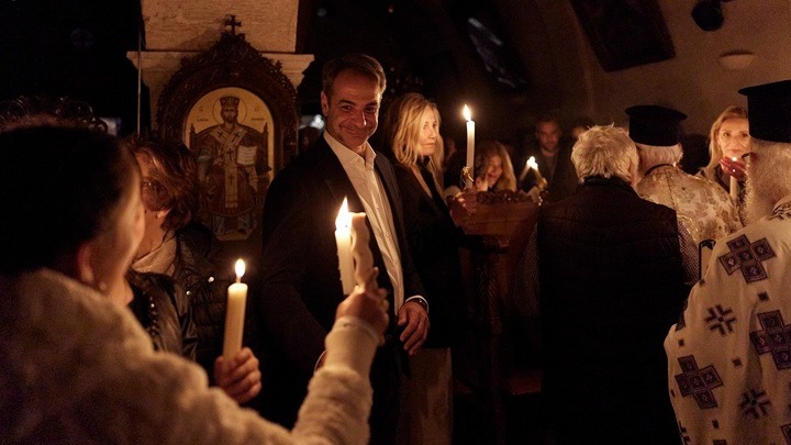 Την Ανάσταση στα Χανιά παρακολούθησε ο πρωθυπουργός