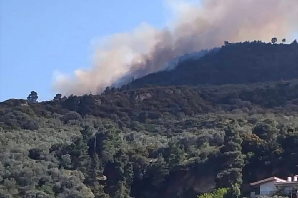 Ακράτα: Βελτιωμένη η εικόνα της φωτιάς – Μία σύλληψη