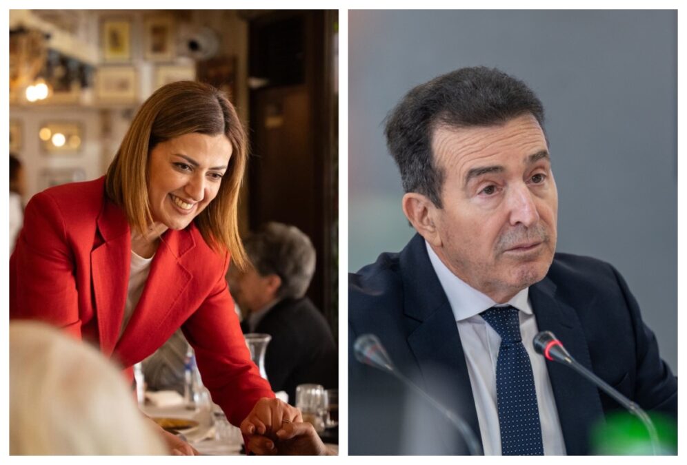 Χρυσοχοΐδης και Αγαπηδάκη στο Ίλιον μετά τη μεγάλη φωτιά που κατέστρεψε διαμερίσματα