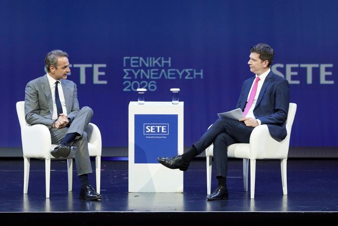 Κυριάκος Μητσοτάκης στον ΣΕΤΕ: Αισιόδοξος για την πορεία του τουρισμού παρά τις εξελίξεις στη Μέση Ανατολή