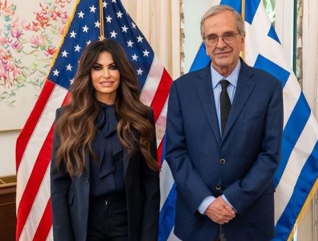 Συνάντηση Κίμπερλι Γκίλφοϊλ με τον Αντώνη Σαμαρά