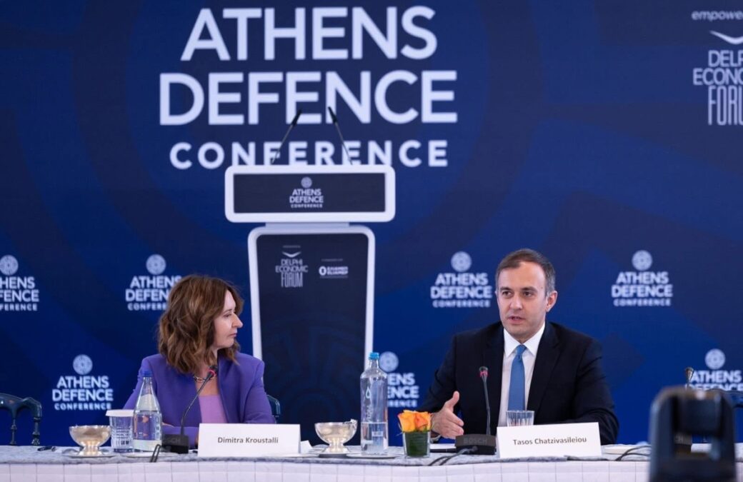 Χατζηβασιλείου στο Athens Defence Conference: Δεν νοείται πρόσβαση στο SAFE όσων κατέχουν παράνομα ή απειλούν κράτος μέλος της Ε.Ε.