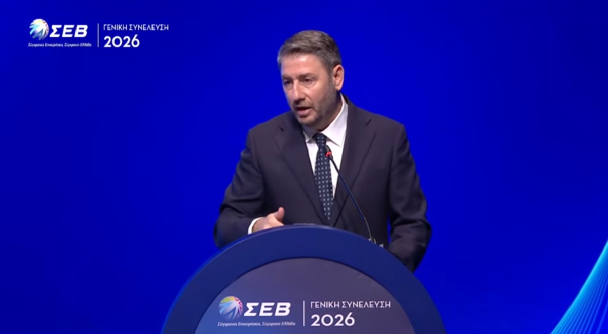 Ανδρουλάκης από το βήμα του ΣΕΒ: Ζήτησε κατάργηση της Golden Visa, μείωση ΦΠΑ και πιλοτική 4ήμερη εργασία