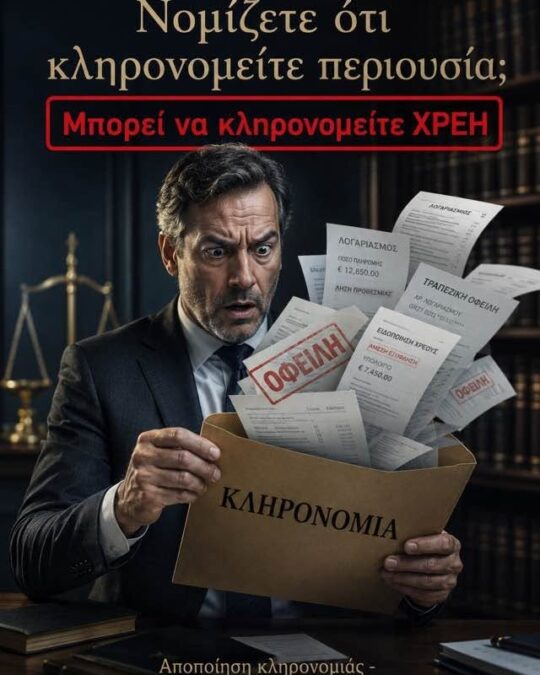 Αποποίηση κληρονομιάς το 2026: Προθεσμίες, δικαιολογητικά και τα συνηθέστερα λάθη