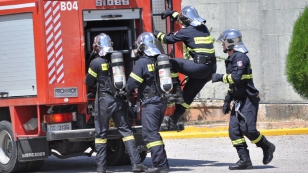 Φωτιά στο Παραλίμνιο Σερρών