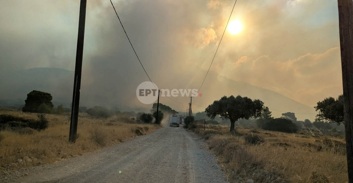 Φωτιά τώρα στον Κουβαρά Αττικής – Νέο 112 για εκκένωση του Αγ. Στυλιανού προς Καλύβια, πού υπάρχει διακοπή κυκλοφορίας