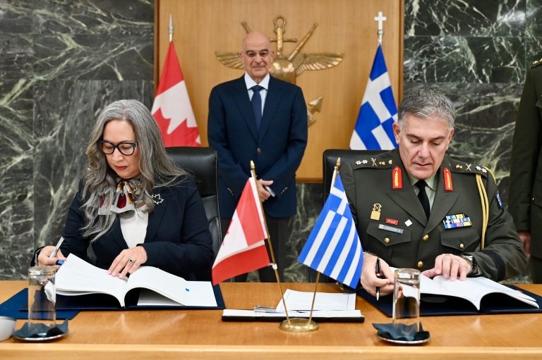 Παρουσία Δένδια η υπογραφή διμερούς συμφωνίας για την Αμοιβαία Προστασία των Διαβαθμισμένων Πληροφοριών μεταξύ Ελλάδας και Καναδά